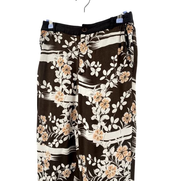Anthropologie Floral Casual Trouser Pants - Picture 3 of 5